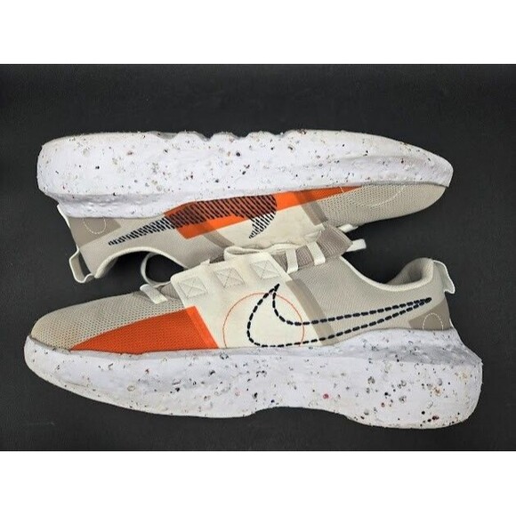 Nike Shoes Mens 11.5 Crater Impact Cream Orange DB2477-210 Running Sneakers